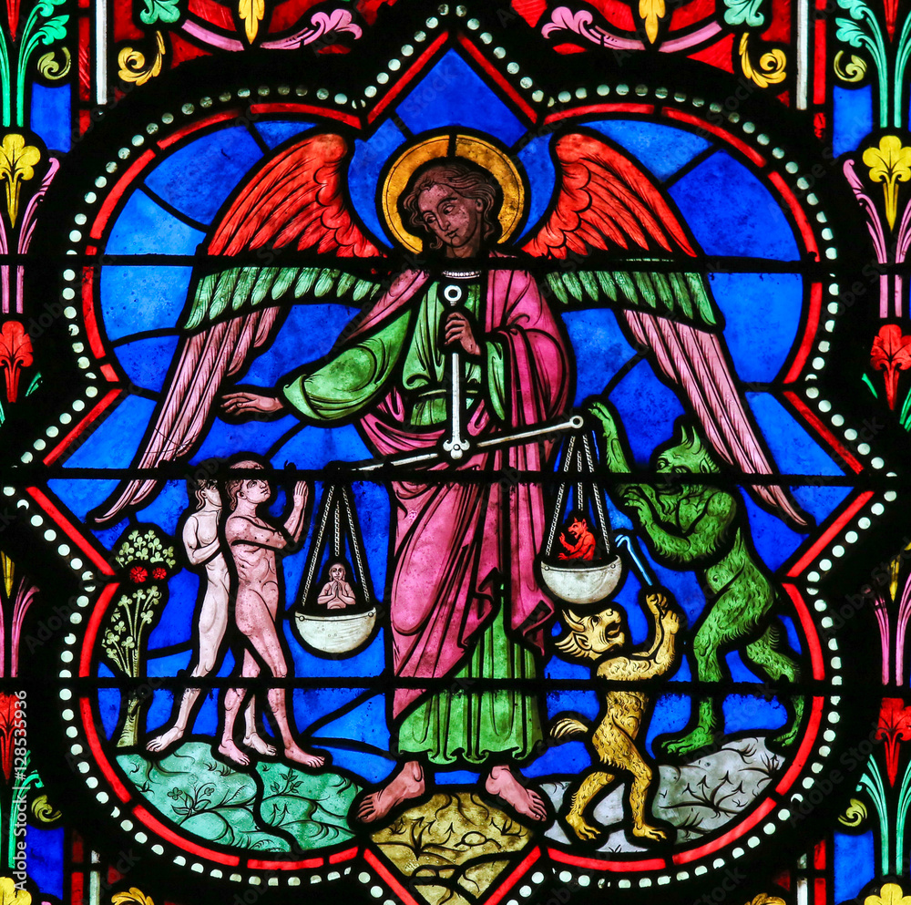 Stained Glass - the Archangel Michael