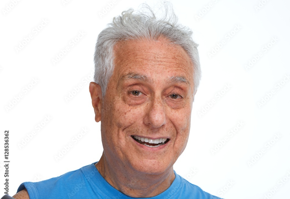 Smiling senior man. Smiling senior man.