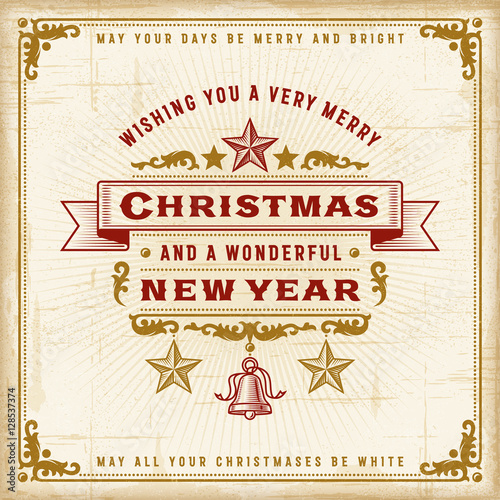 Vintage Christmas Typography