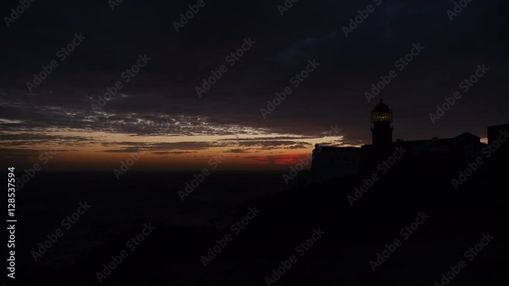 Lighthouse at Cabo do Sao Vincente - Portugal Lighthouse at Cabo do Sao Vincente - Portugal