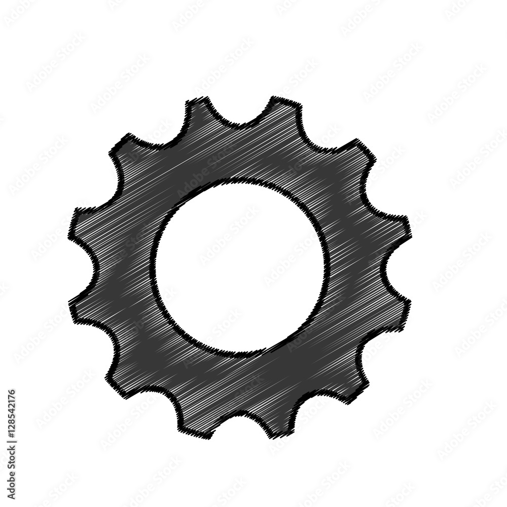Gear cog wheel icon vector illustration graphic design Gear cog wheel icon vector illustration graphic design