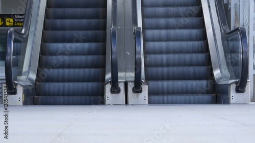 Airport escalator in Malaga