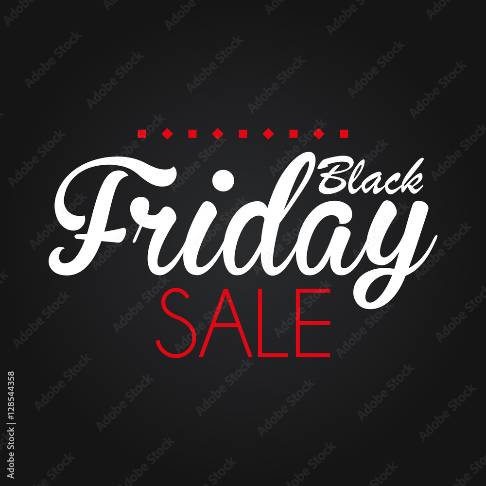 Obraz premium Black friday