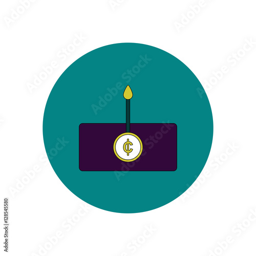 Vector illustration in flat design of currency rate