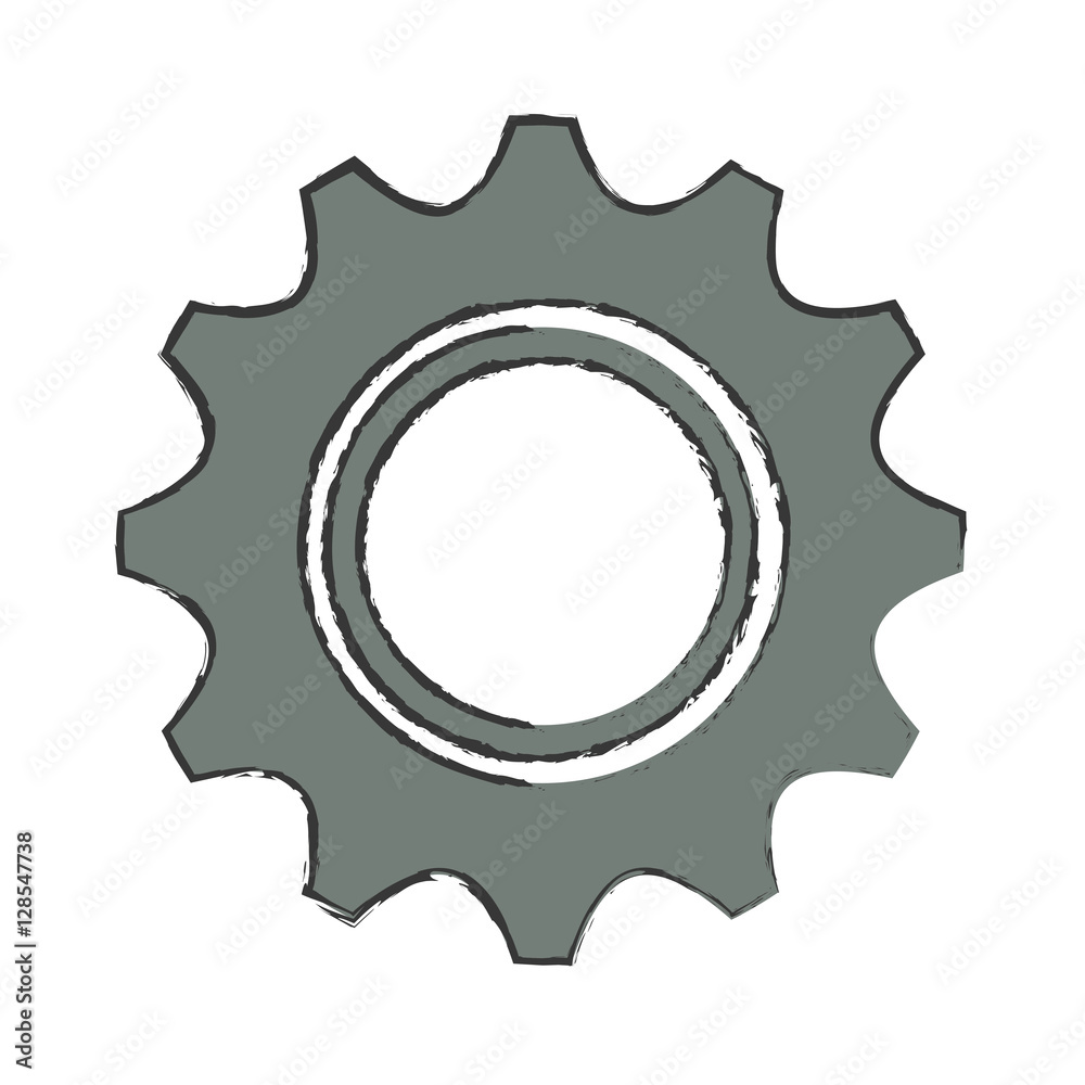 gear setting isolated icon vector illustration design gear setting isolated icon vector illustration design