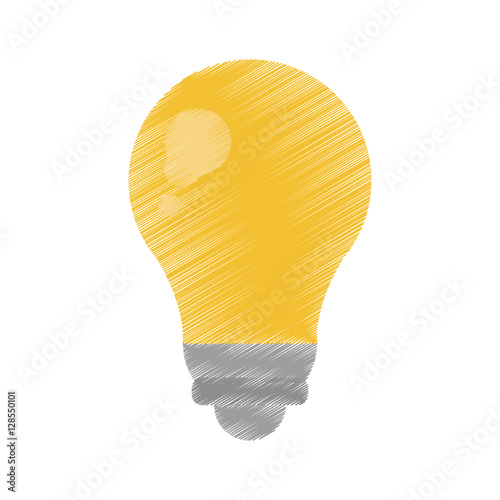 bulb light energy electricity icon ed vector illustration eps 10