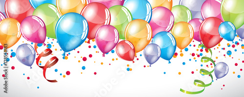 Festive Balloons background