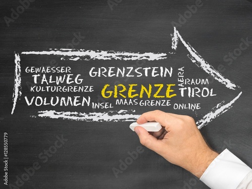 Tableau sur toile Grenze