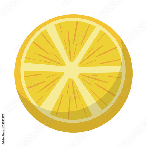 orange half juicy fruit nature vector illustration eps 10