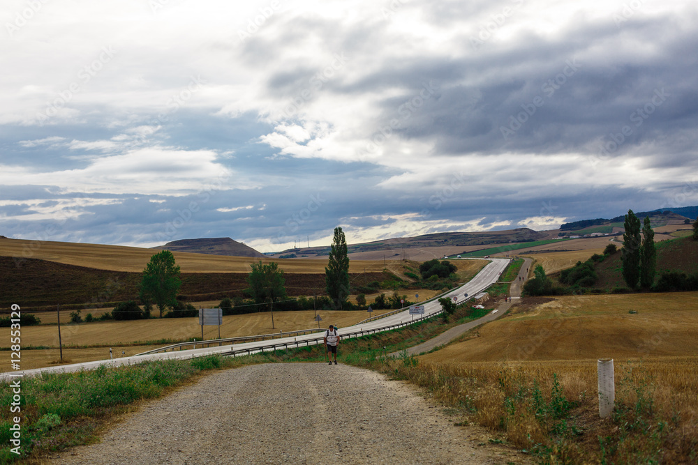 Naklejka premium Picturesque landscape of Spain