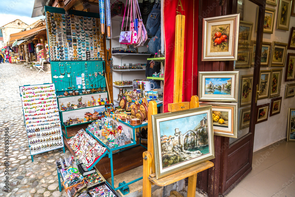 Street market in Mostar