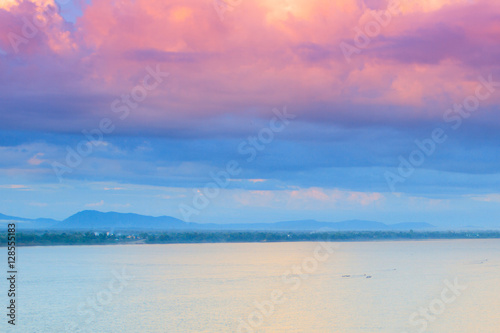 Purple clouds and the rivers