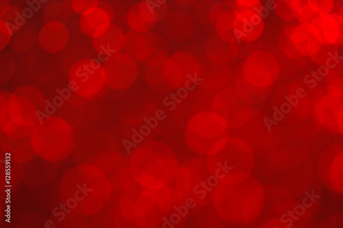 Red tone blur bokeh light background