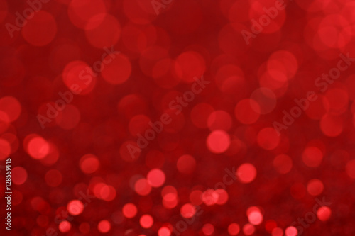 Red tone blur bokeh light background