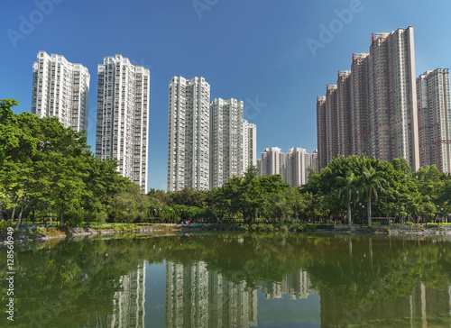 Residential district of Hong Kong