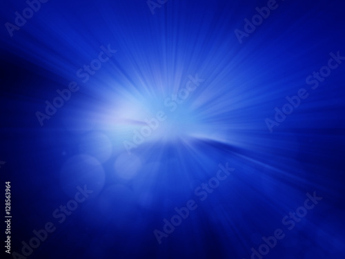 Radial abstract blue background