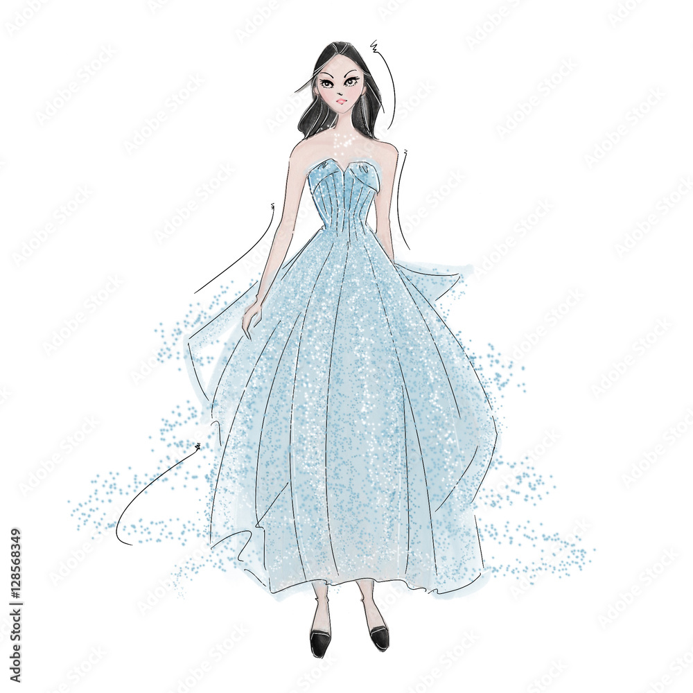 Blue Glamorous Dress Blue Glamorous Dress