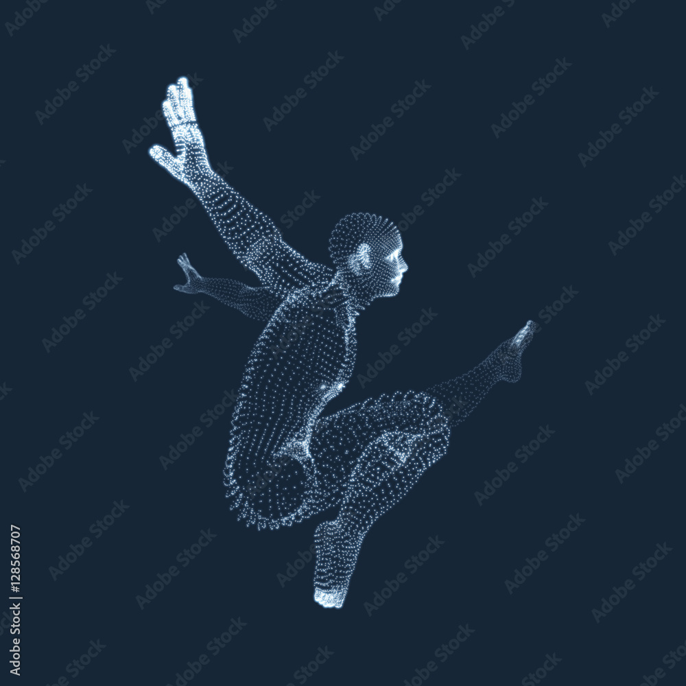 Fototapeta premium Gymnast performs an artistic element. Rhythmic gymnastics. 