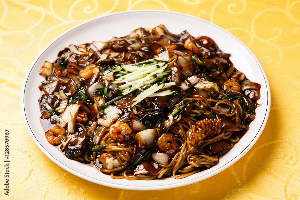 짜장면,jajangmyeon, black-bean-sauce noodles,쟁반짜장, jaengban zhajjang 짜장면,jajangmyeon, black-bean-sauce noodles,쟁반짜장, jaengban zhajjang