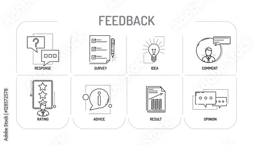 FEEDBACK - Line icons Concept
