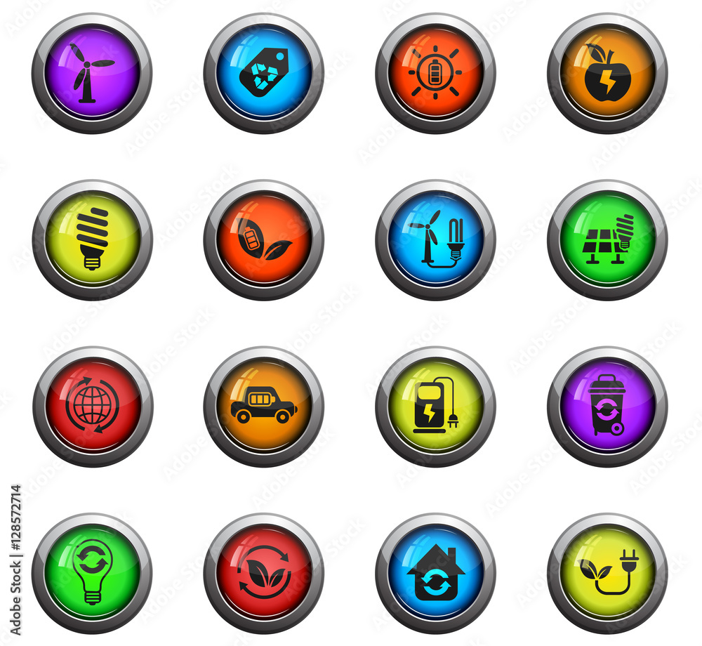 alternative energy icon set alternative energy icon set