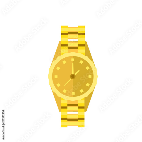 Gold Watch Icon