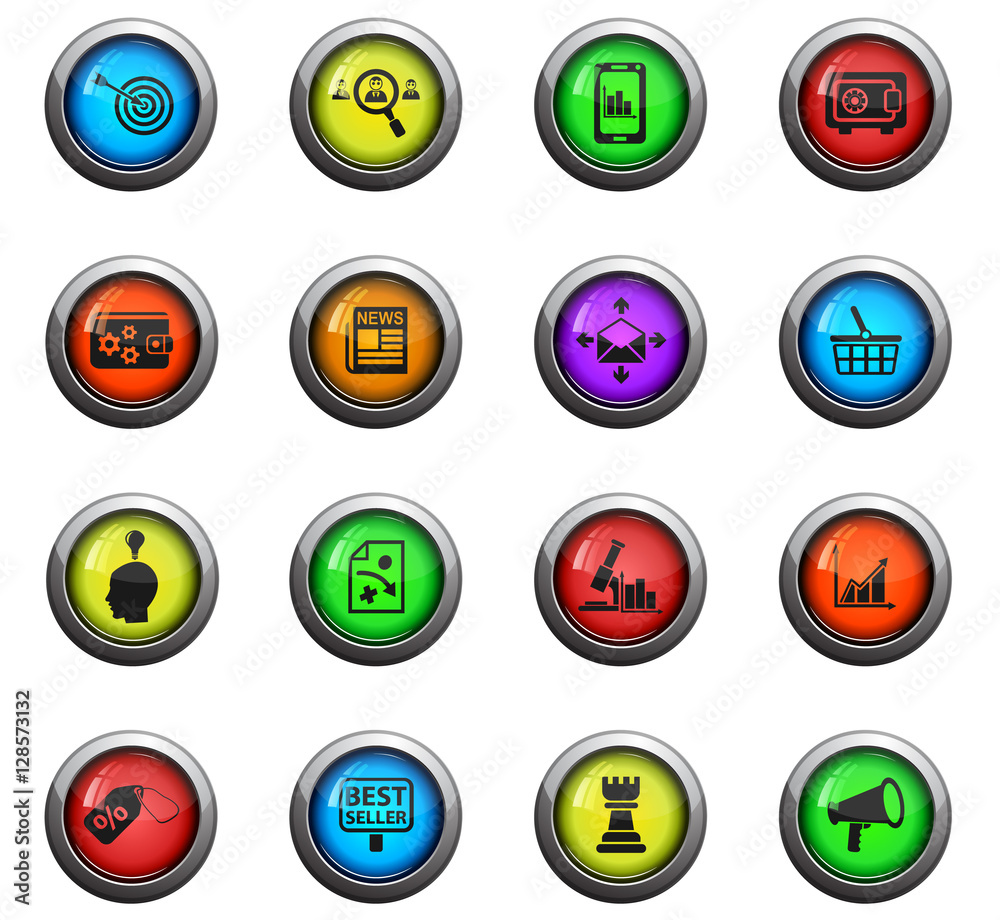 marketing icon set marketing icon set