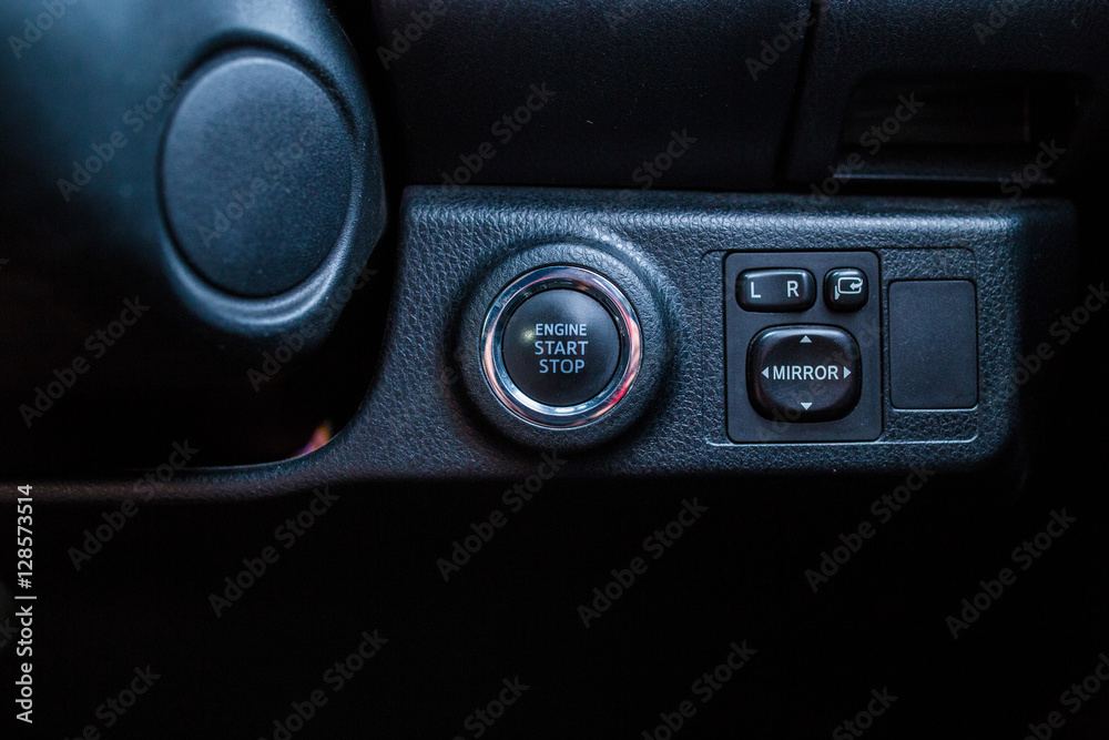 Button Engine start and stop, Button mirror control L/R Button Engine start and stop, Button mirror control L/R