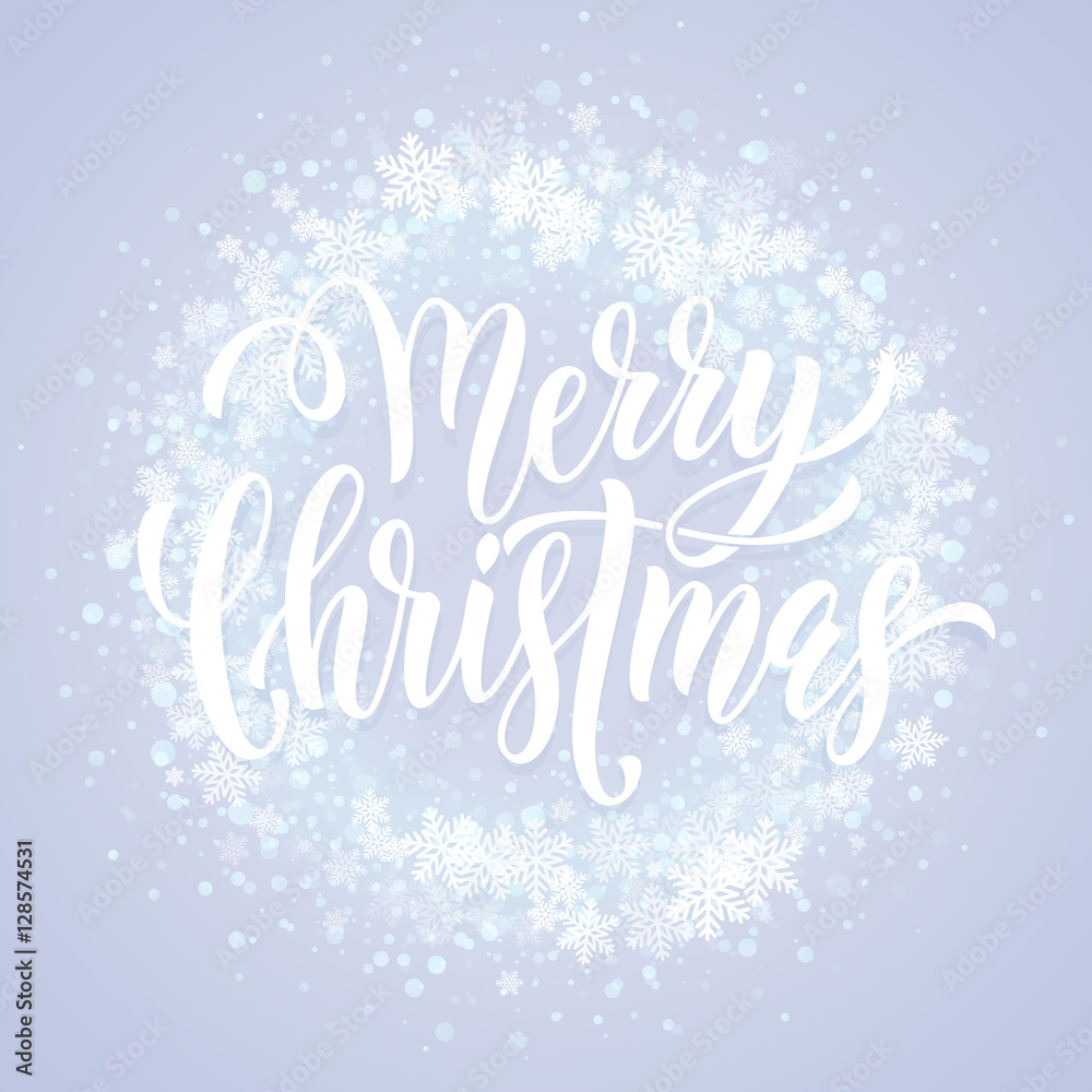 Glitter snowflake ornament pattern decoration shiny wreath Merry Christmas