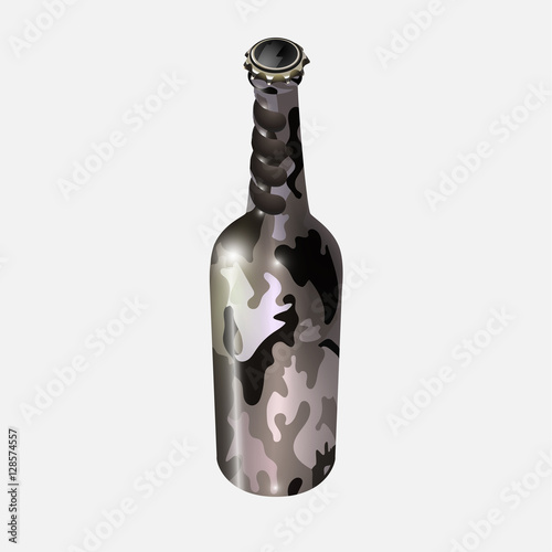 camouflage bottle - bat - airborne troops