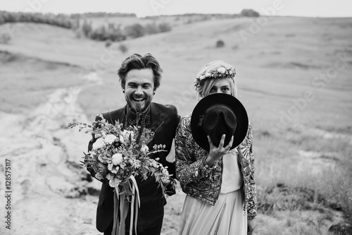 Beautiful young family