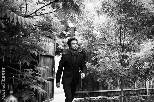 Handsome groom on his wedding