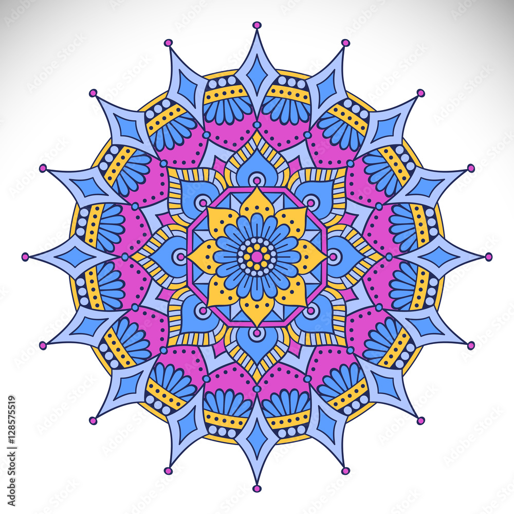 Vector indian Mandala Vector indian Mandala