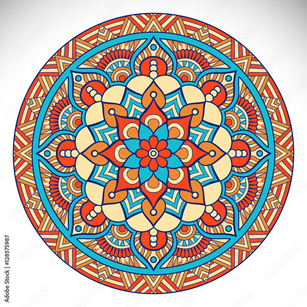 Vector indian Mandala Vector indian Mandala