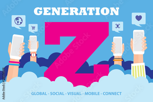 Generation Z Vector Illustration