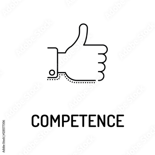 COMPETENCE Line icon