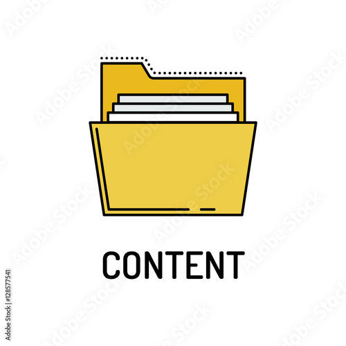 CONTENT Line icon