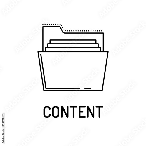 CONTENT Line icon