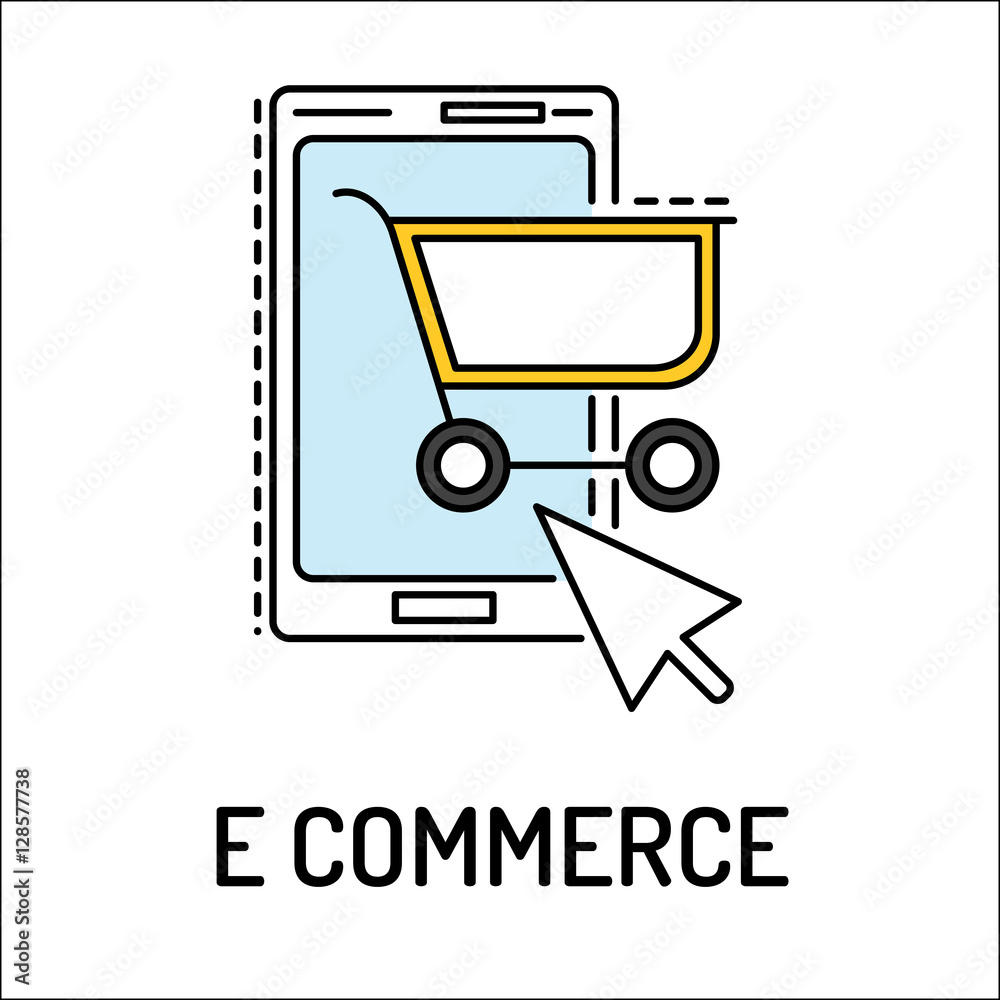 E commerce Line Icon E commerce Line Icon