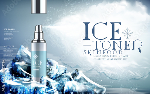 ice toner ad light blue