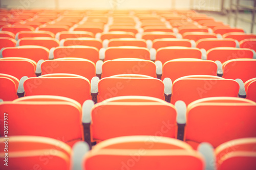 Принти на полотні seats in a football stadium. Championship, football, places for