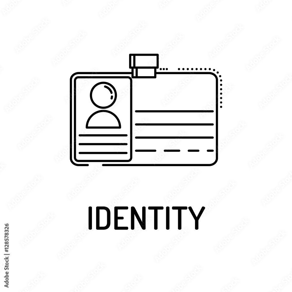 IDENTITY Line icon IDENTITY Line icon