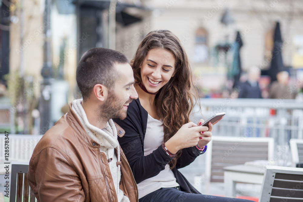 Young couple in love Shallow depth of field Young couple in love Shallow depth of field