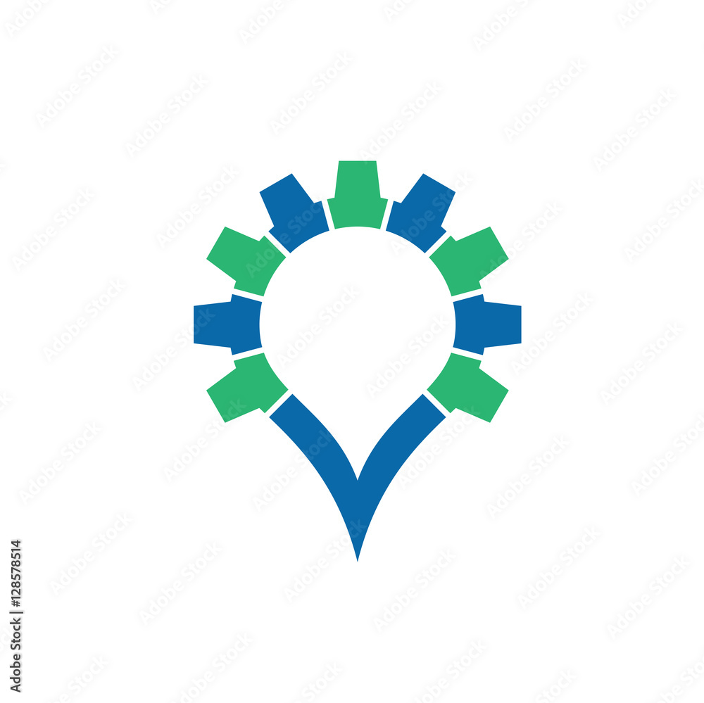 oil industry gears logo oil industry gears logo