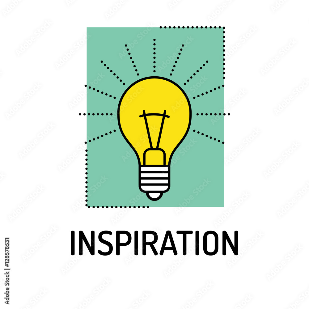 INSPIRATION Line Icon INSPIRATION Line Icon