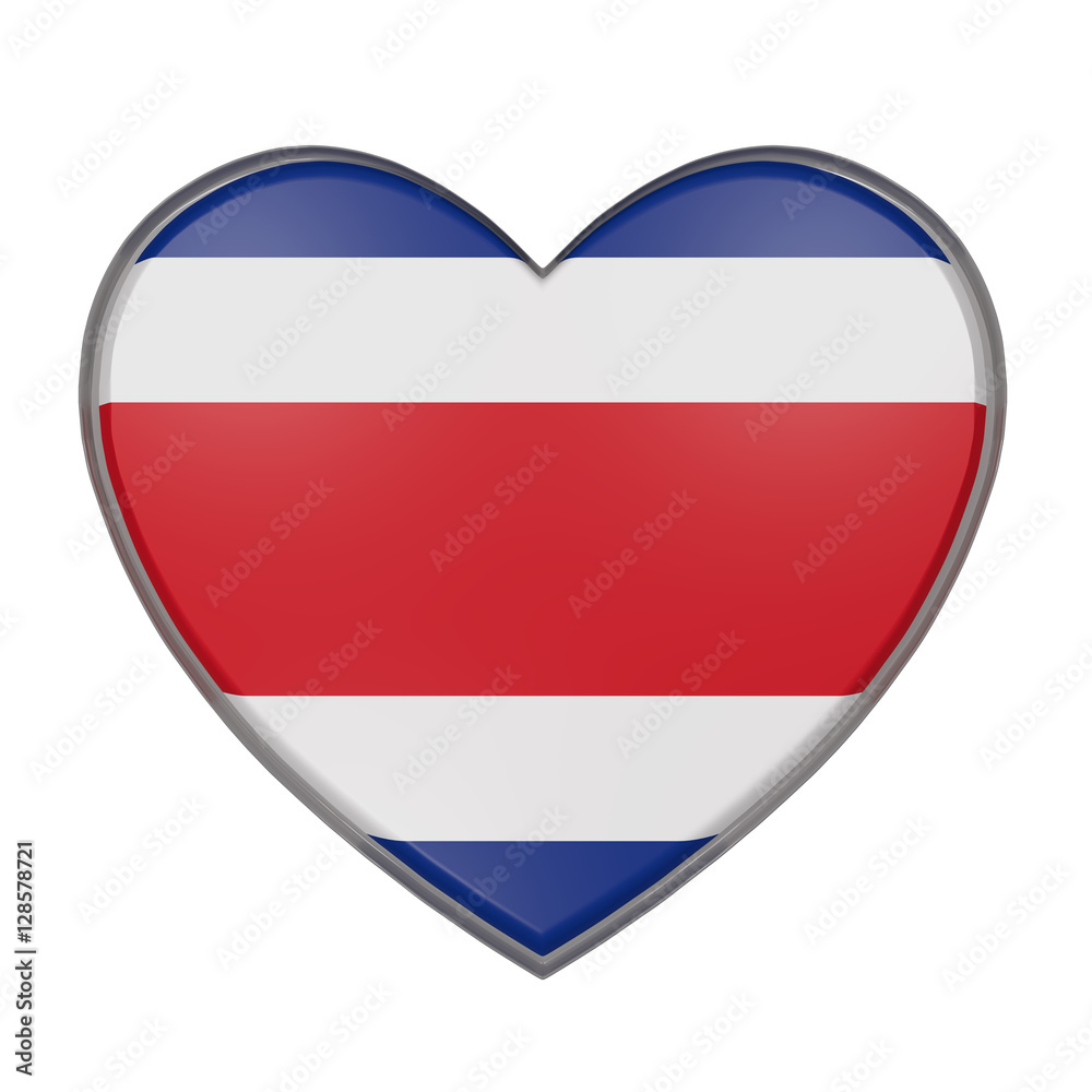 Costa Rica heart Costa Rica heart