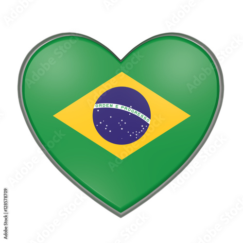 Free Download Brazil heart - GFXLoad