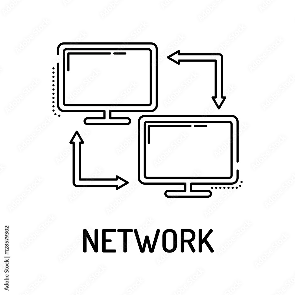 NETWORK Line icon