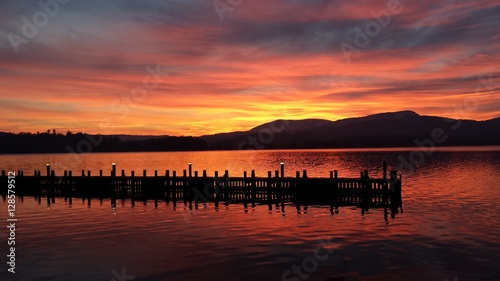 Low Wood Bay Sunset Windermere 