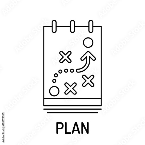 PLAN Line icon